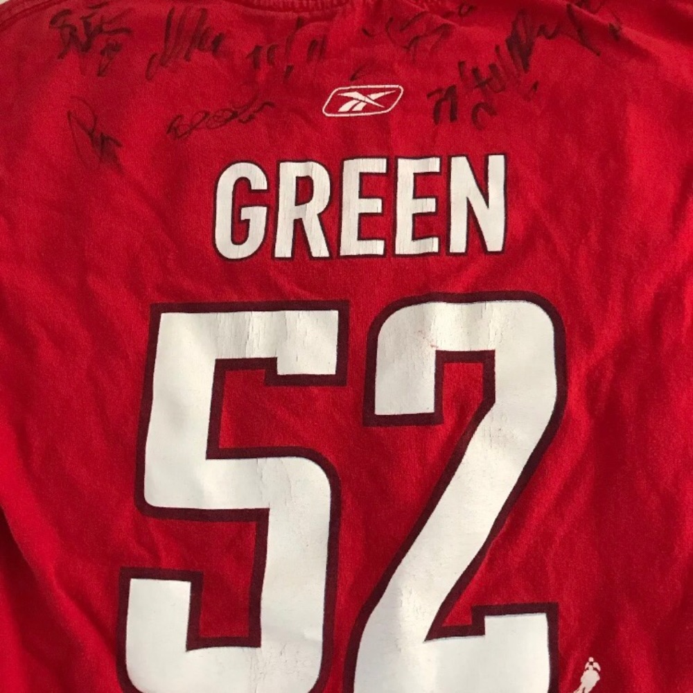 MIKE GREEN SIGNED CAPITALS SHIRT